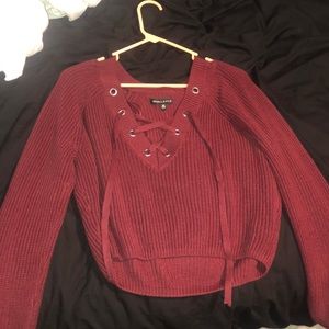 cropped sweater
